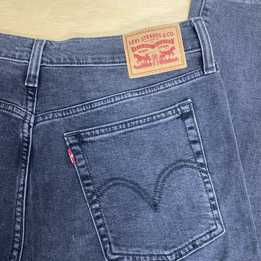 Levi's skinny Wedgie Skinny Black Jeans 31x 26